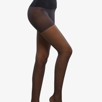 New Women's COMMANDO Black The Essential Control Sheer Tights Size S